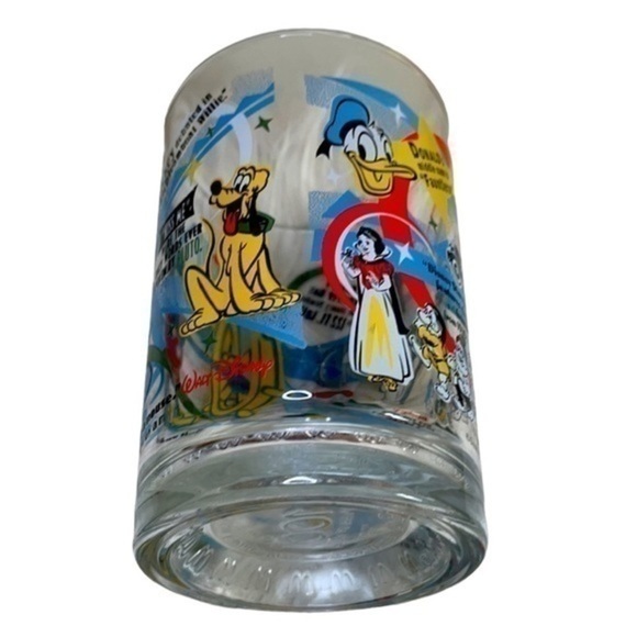 McDONALDS DISNEY | VINTAGE Circa 1990’s Characters Drinking Glass - Picture 1 of 7